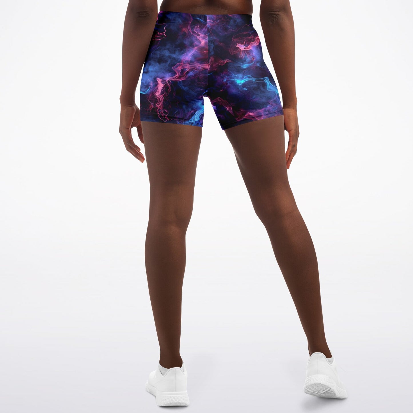 Neon Smoke Legging Shorts - AOP D9
