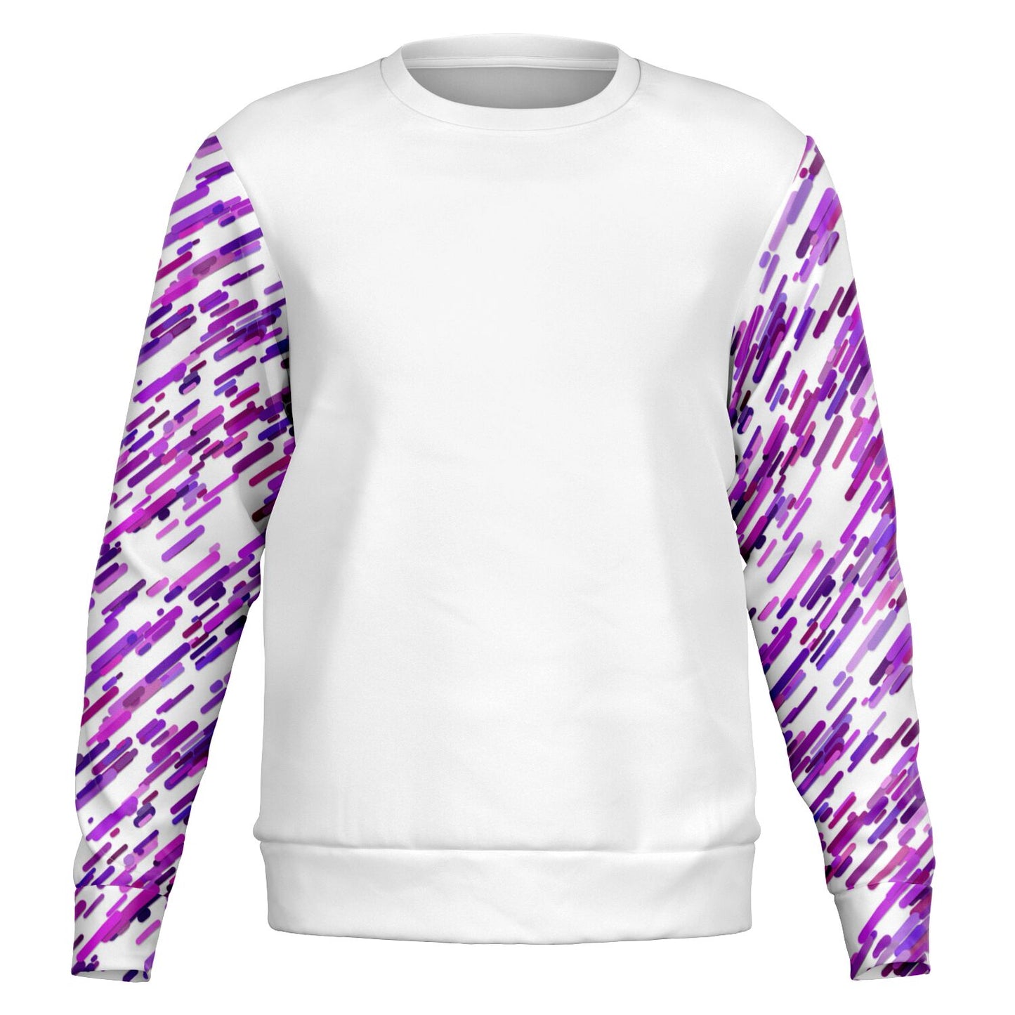 Purple abstract Crew Sweatshirt - AOP