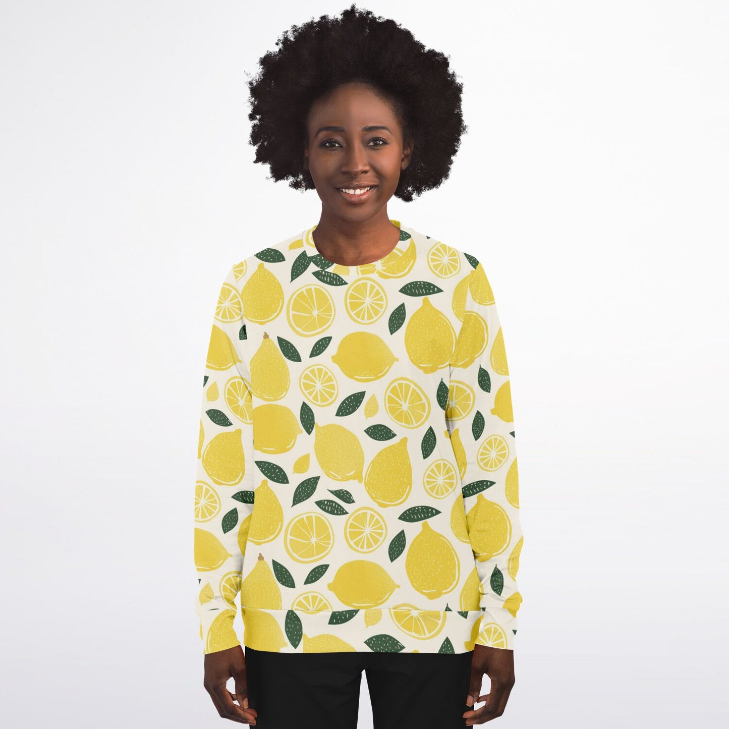 Lemon crew Sweatshirt - AOP