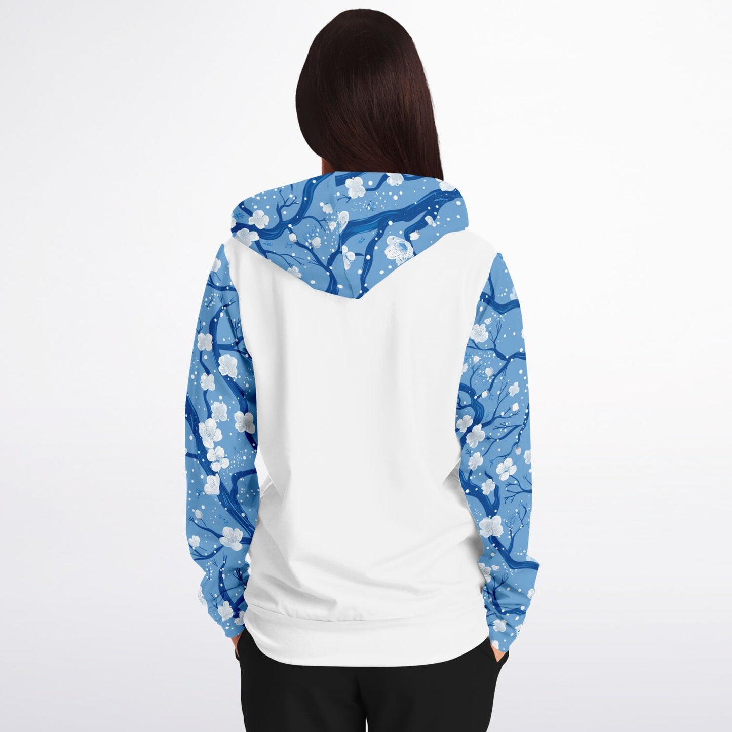 Blue poplar tree Zip-Up Hoodie - AOP
