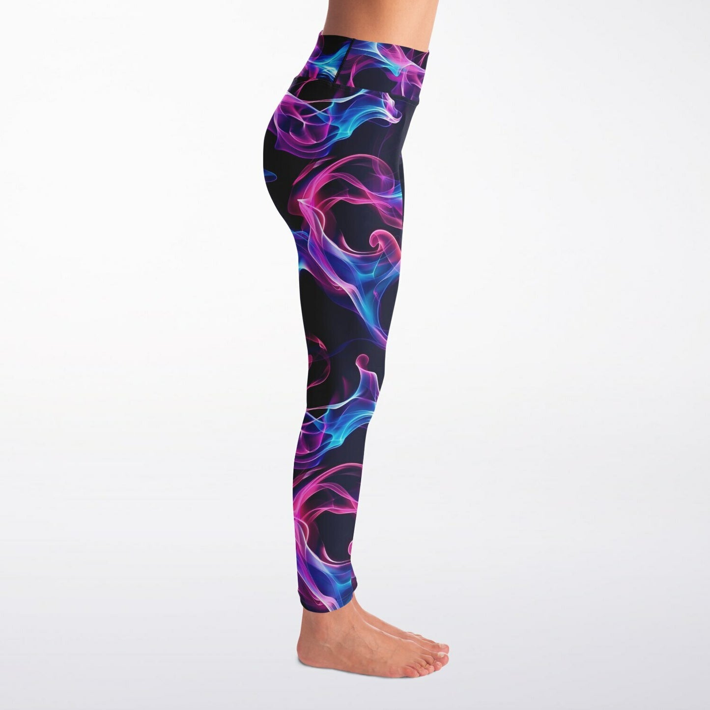 Neon Smoke 1 Yoga Leggings -