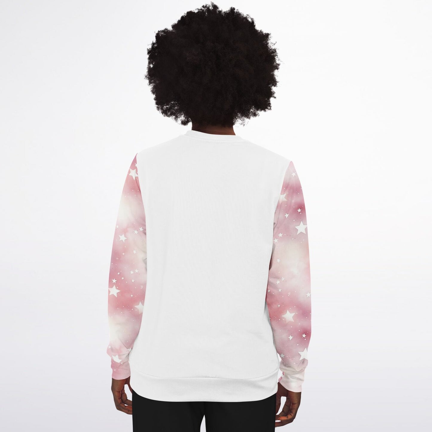 MICU Pink Star Crew Sweatshirt - AOP
