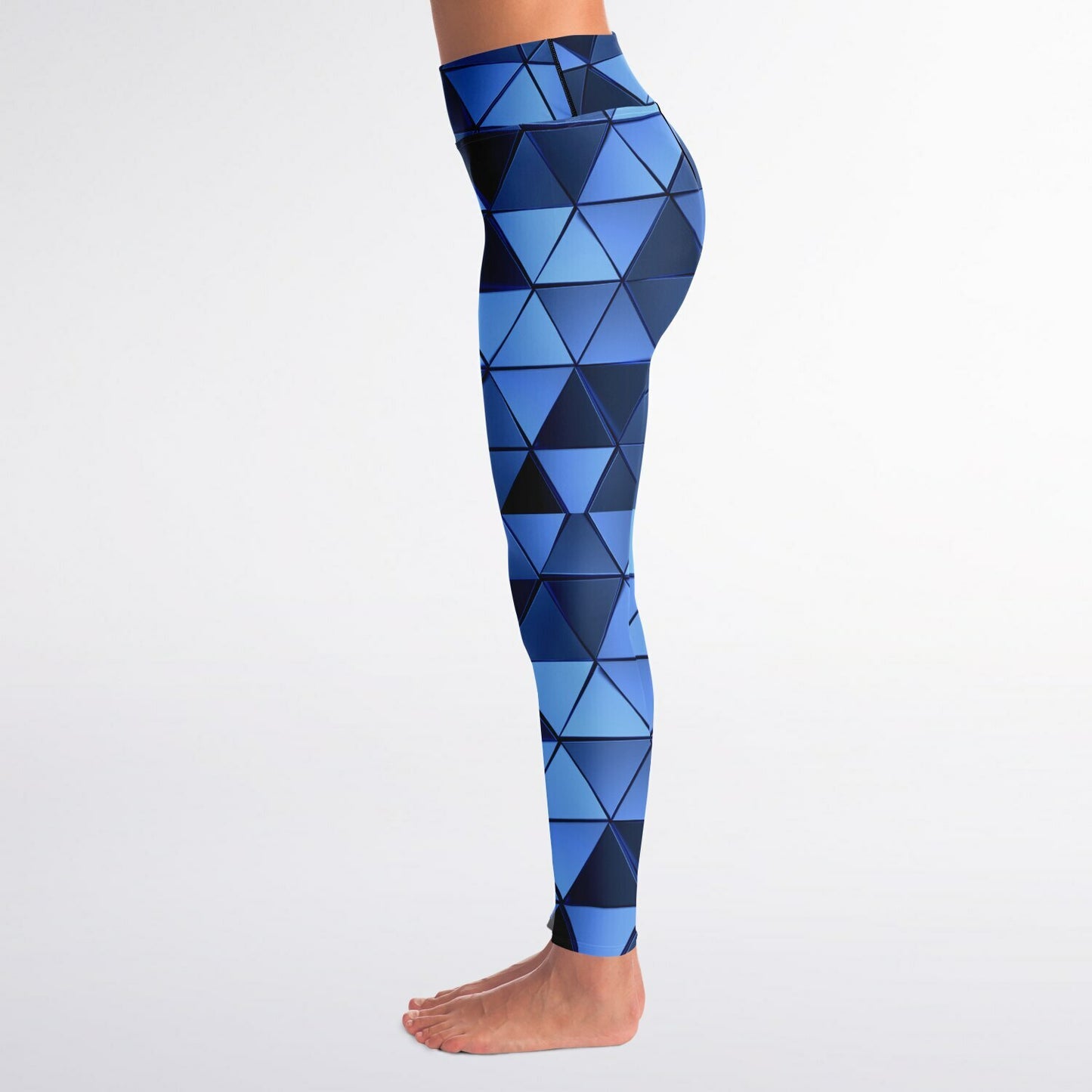 Blue Diamond Yoga Leggings -