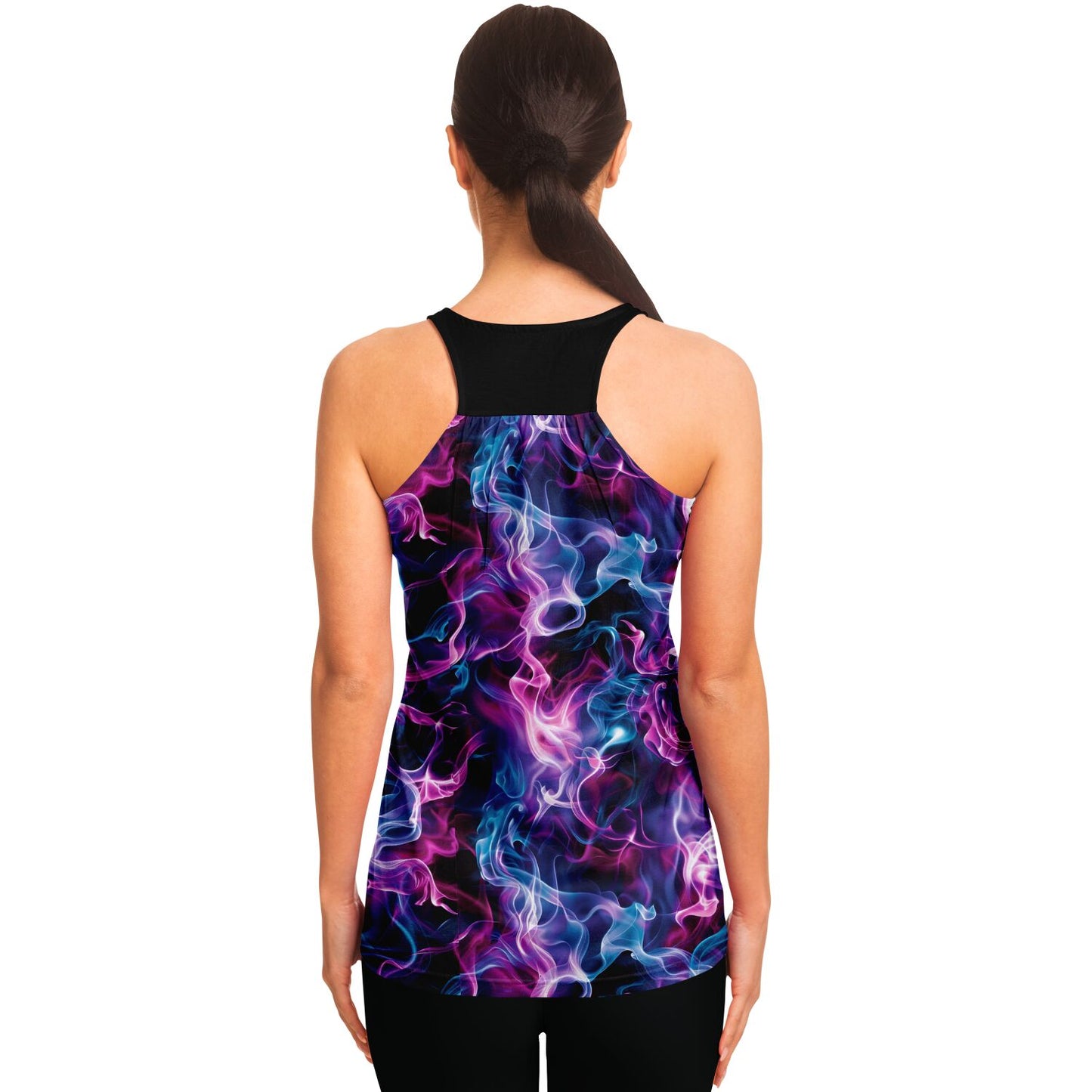Neon Smoke Racerback Tank Top - AOP D11