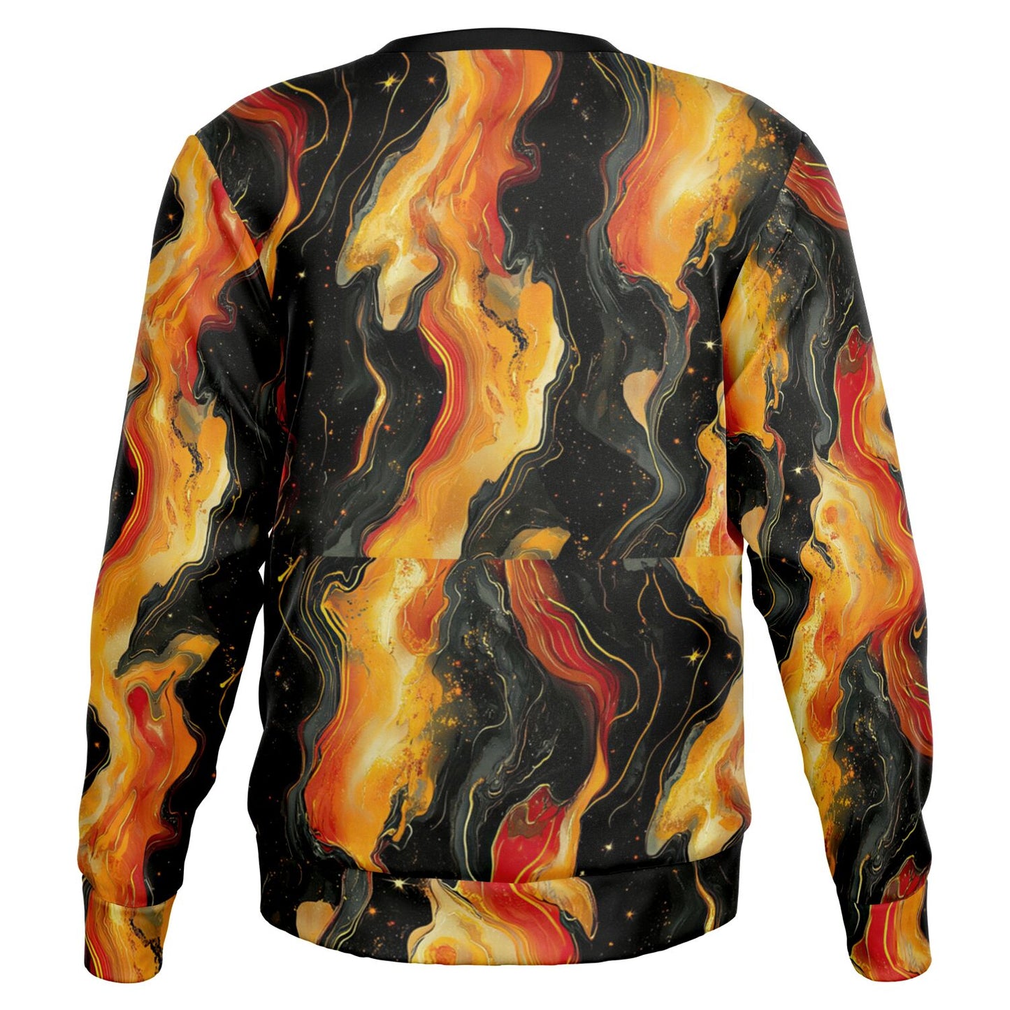 Fire nebula print Fashion Sweatshirt - D2.5