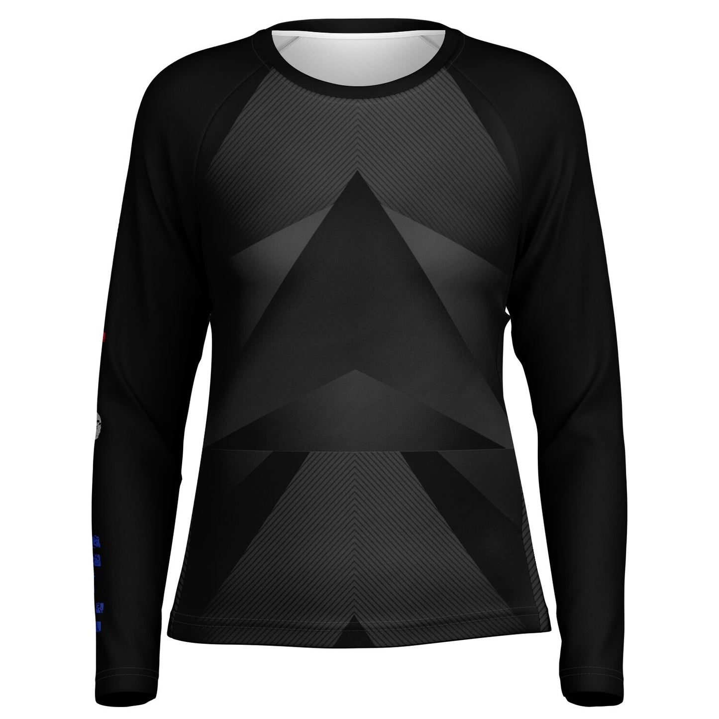 ICU Black Carbon Arrow Women's Long Sleeve Performance Shirt -