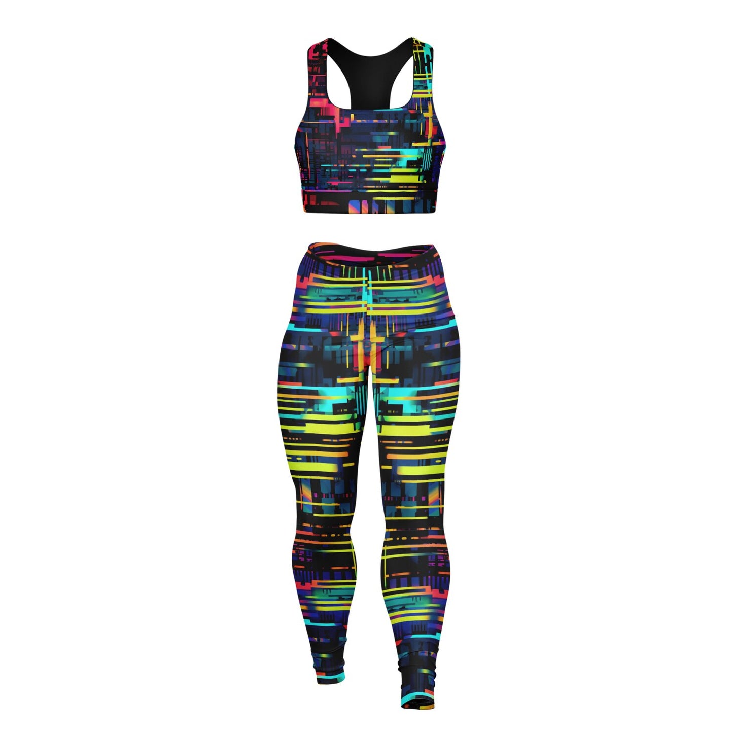 Neon 2 Padded Sports Bra & Leggings -