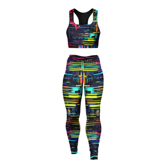 Neon 2 Padded Sports Bra & Leggings -