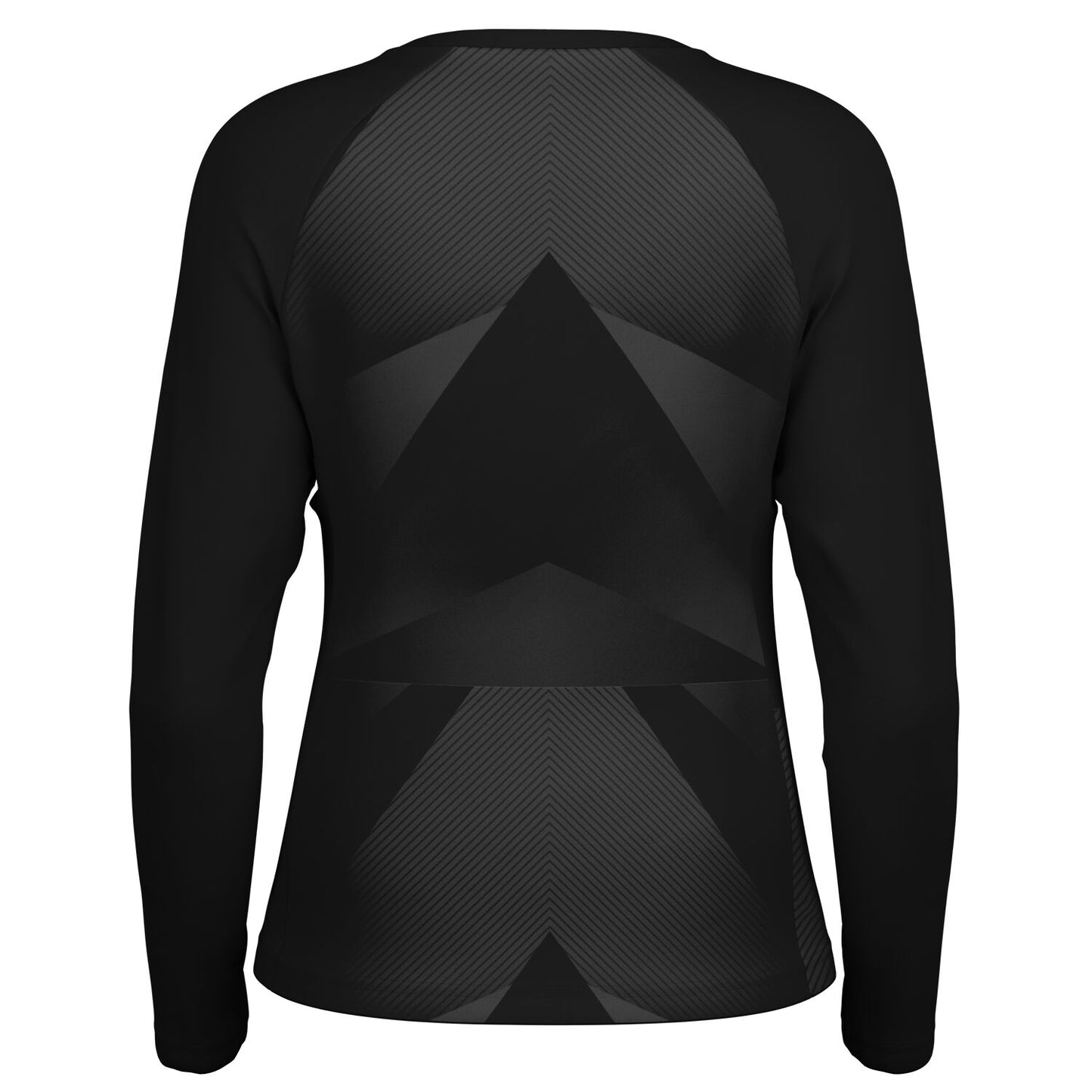 ICU Black Carbon Arrow Women's Long Sleeve Performance Shirt -