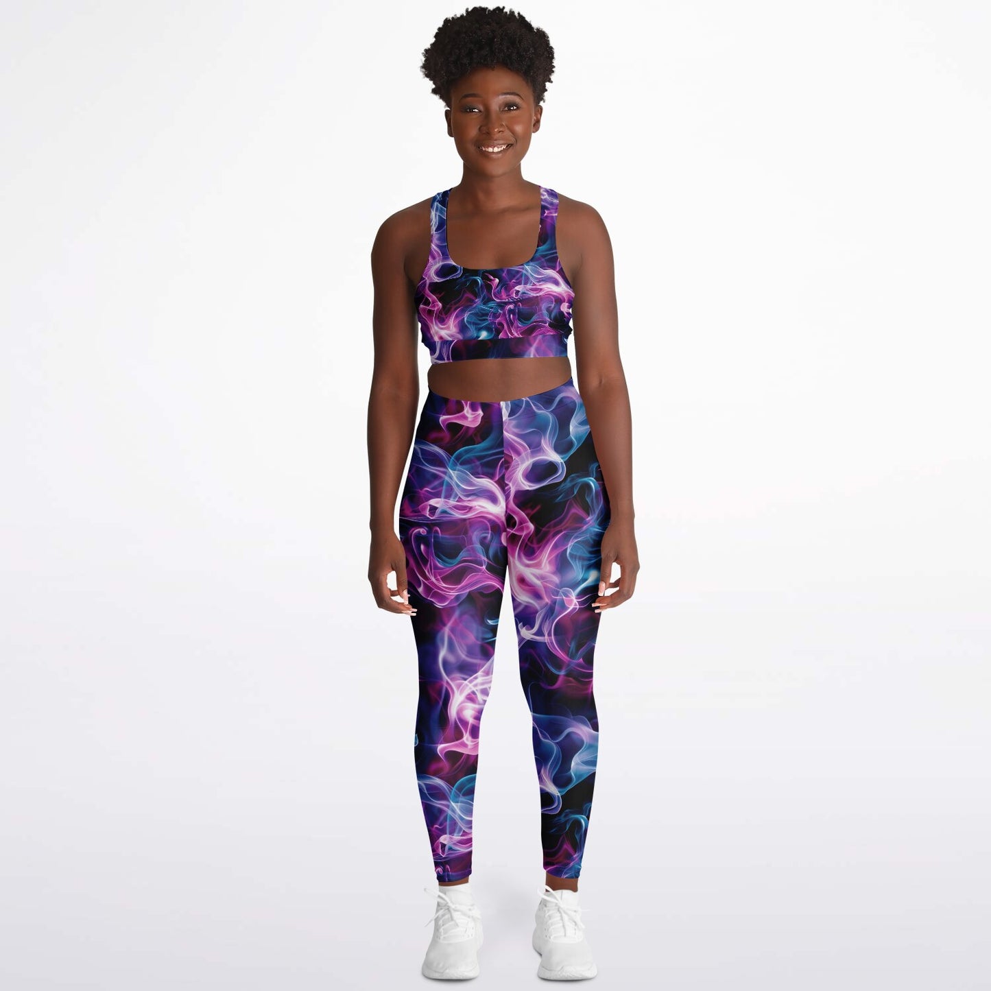 Neon Smoke 2 Padded Sports Bra & Leggings -