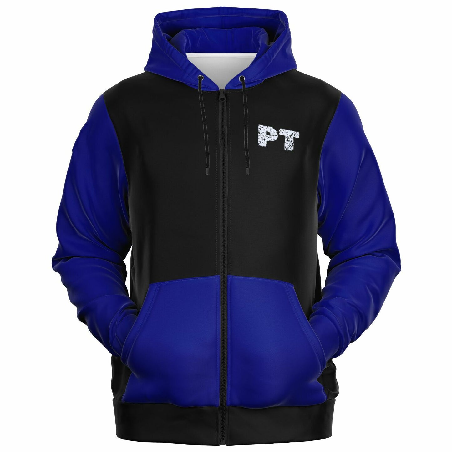 Physical Therapy US flag with Blue sleeves  Fashion Zip-Up Hoodie -