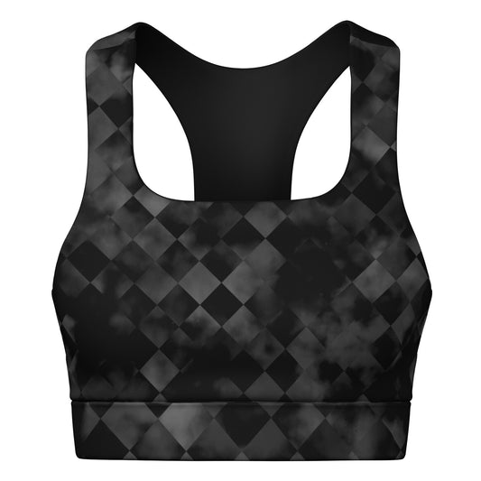 Black diamond Padded Sports Bra - AOP