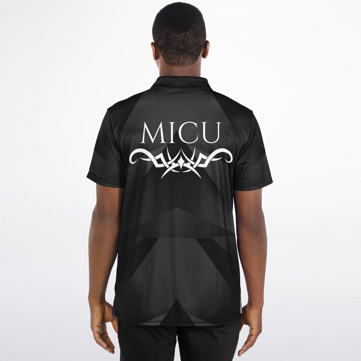 MICU RN Carbon Arrow Polo Shirt - AOP