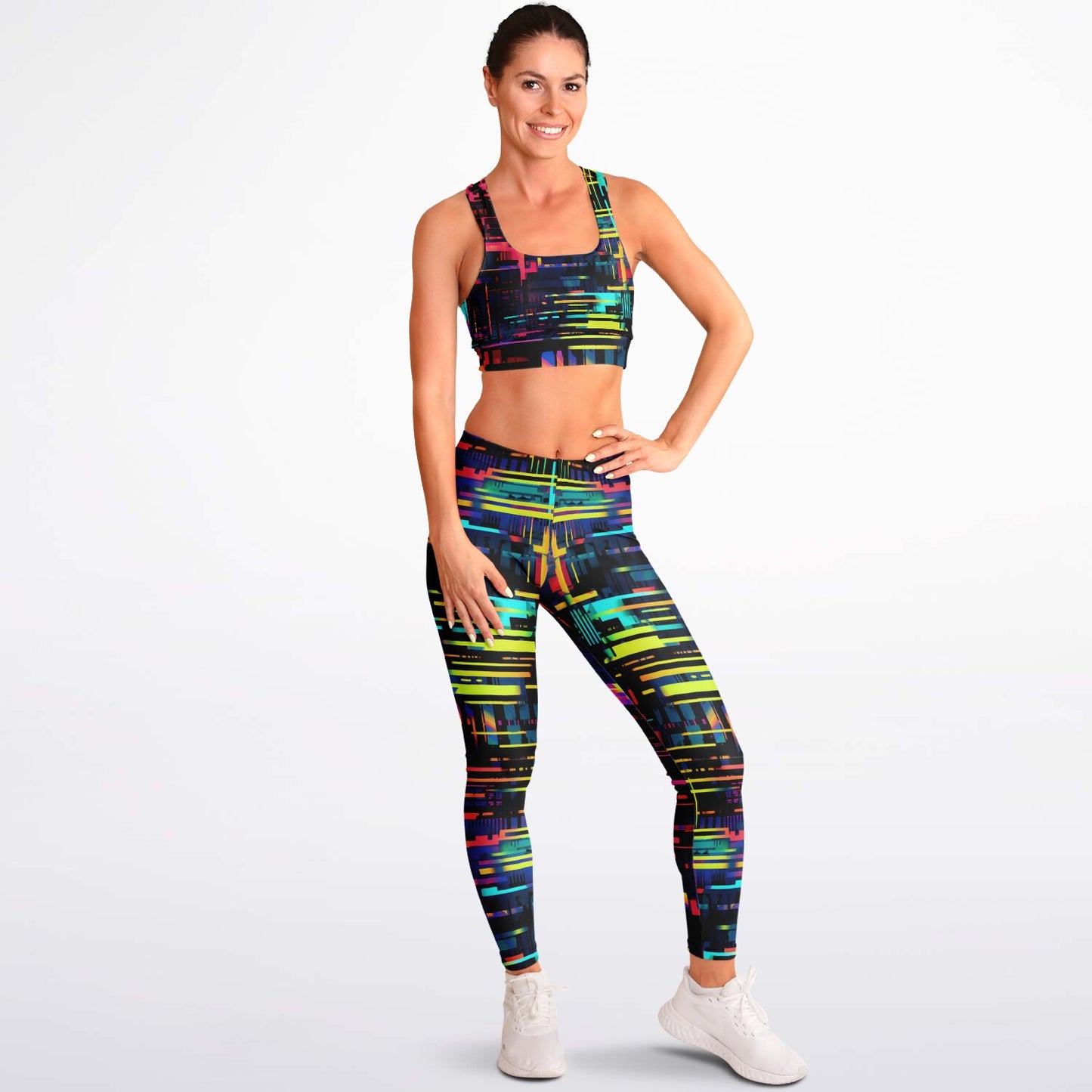 Neon 2 Padded Sports Bra & Leggings -