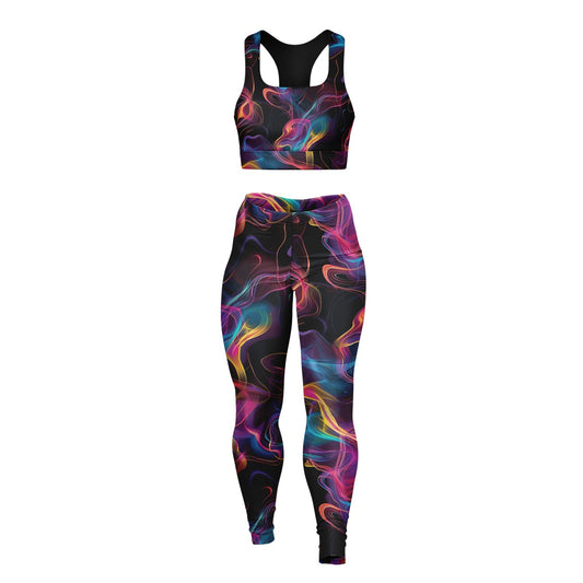 Neon Smoke 4 Padded Sports Bra & Leggings -
