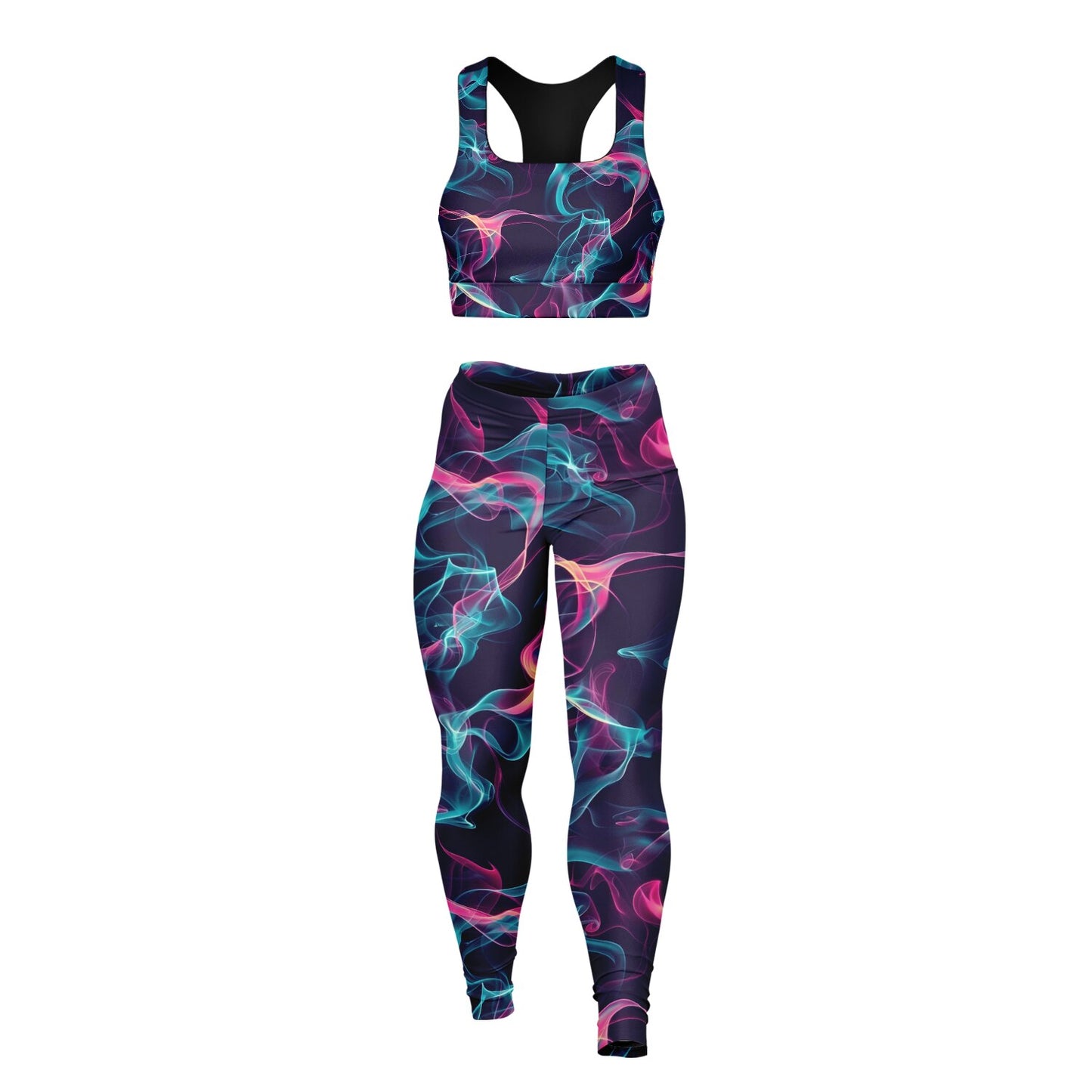 Neon Smoke 3 Padded Sports Bra & Leggings -