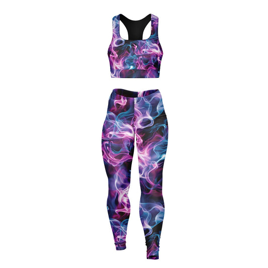Neon Smoke 2 Padded Sports Bra & Leggings -