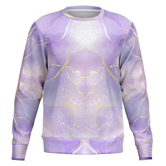 Crew Sweatshirt - Purple with gold