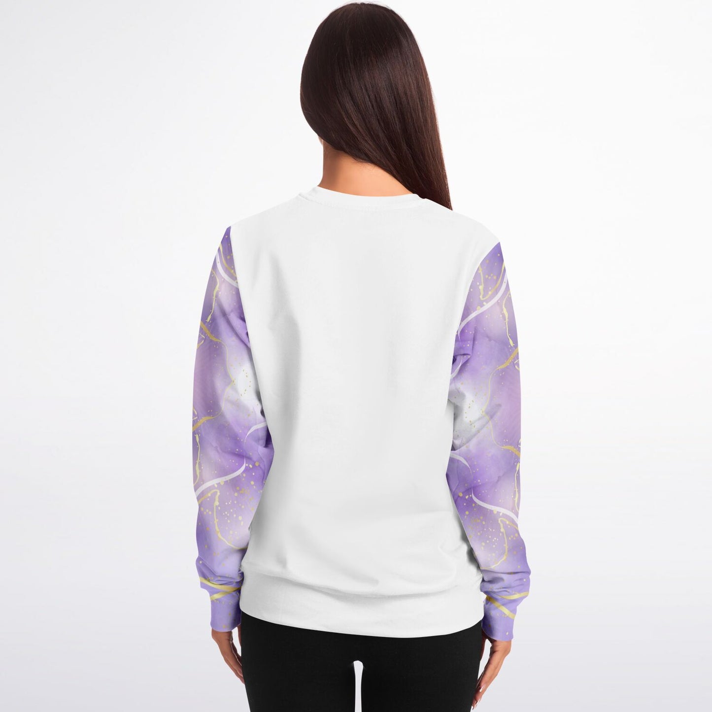 Crew Sweatshirt - Purple with Gold
