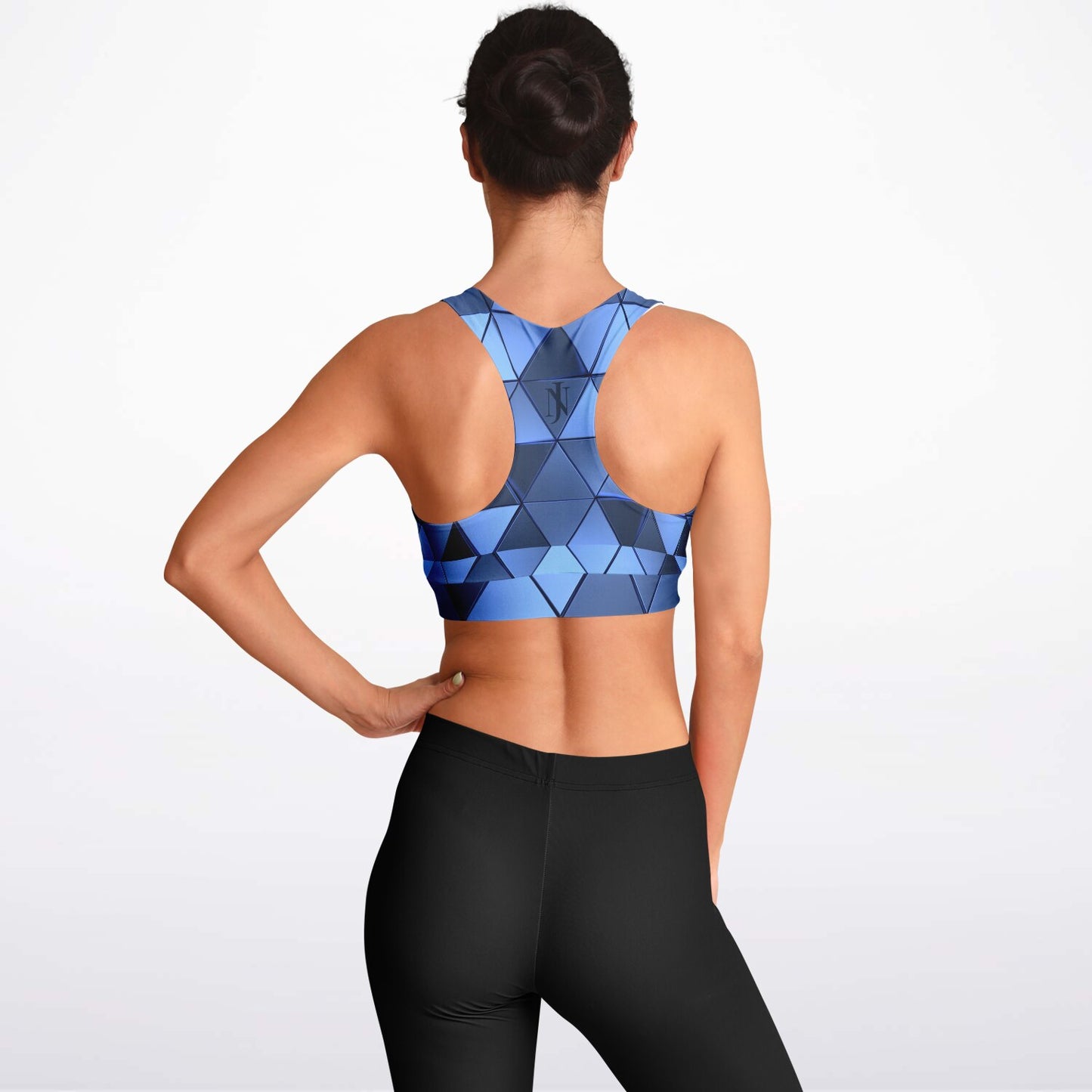 Blue Diamond Padded Sports Bra