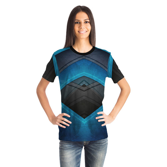 Black turquoise T-shirt