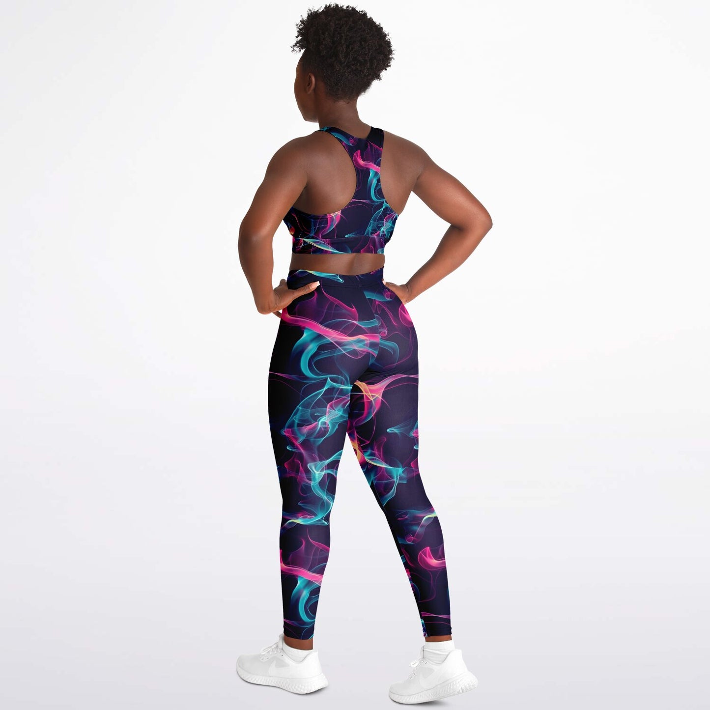 Neon Smoke 3 Padded Sports Bra & Leggings -