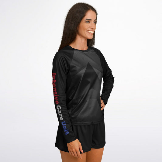 ICU Black Carbon Arrow Women's Long Sleeve Performance Shirt -