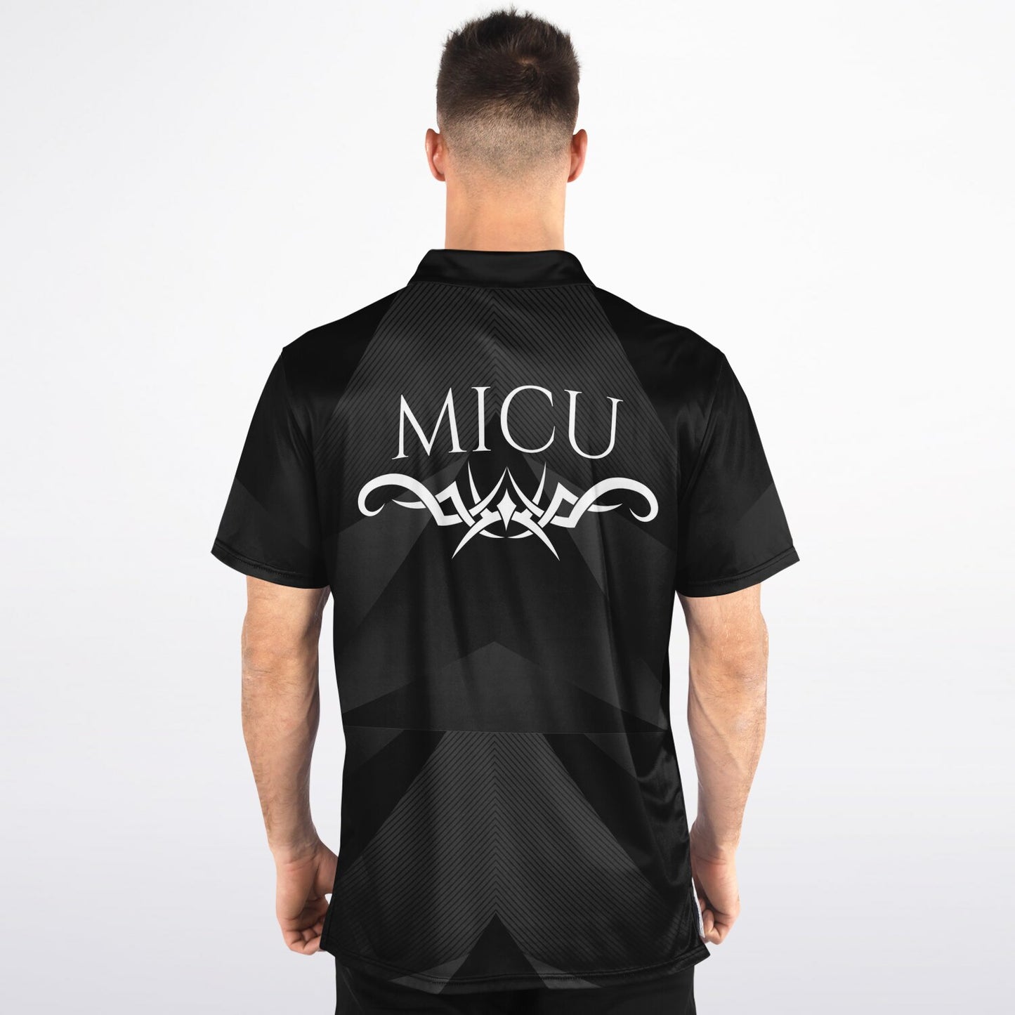 MICU RN Carbon Arrow Polo Shirt - AOP