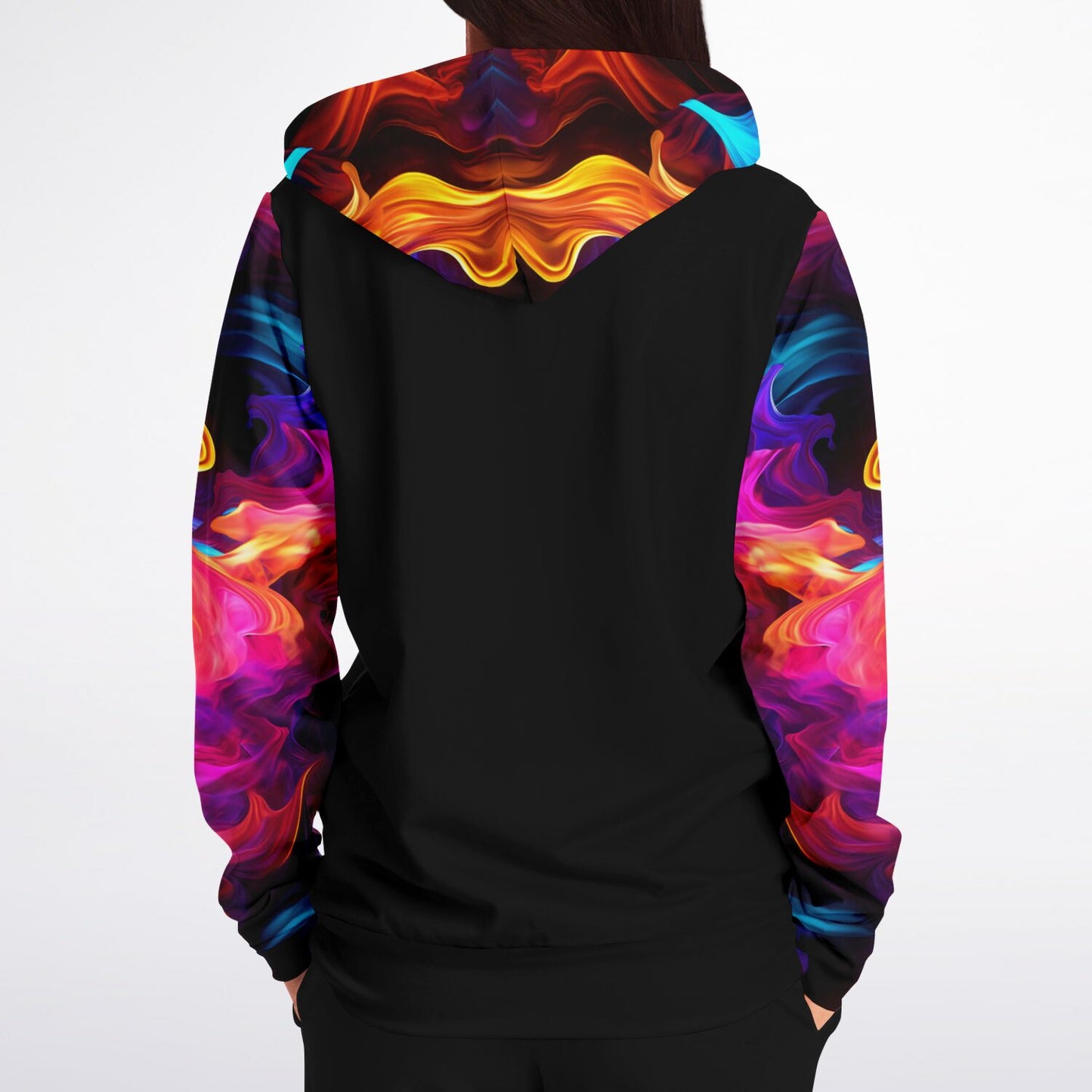 Fire and Ice  Zip-Up Hoodie - AOP