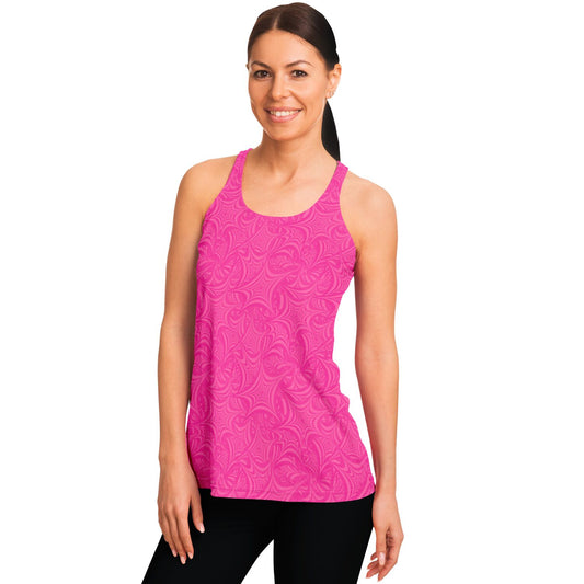 Pink stars Racerback Tank Top - AOP