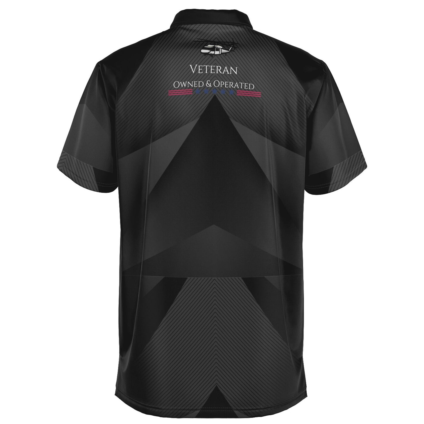 Blackhawk Line Striping Polo Shirt - AOP