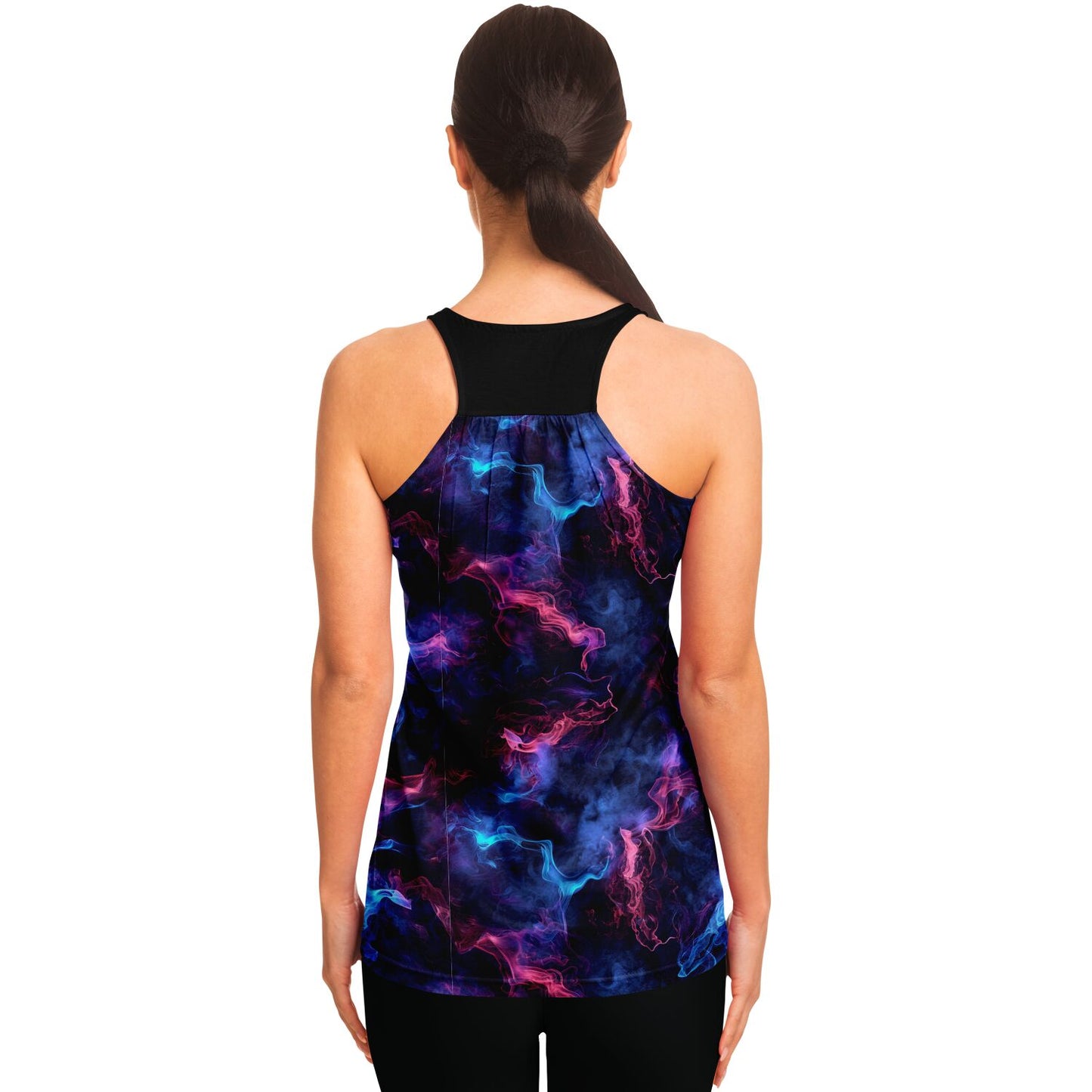 Neon Smoke Racerback Tank Top - AOP D9