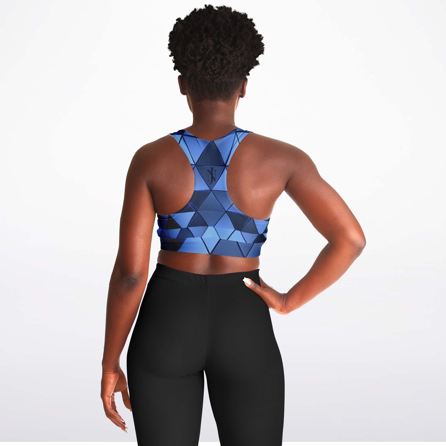 Blue Diamond Padded Sports Bra