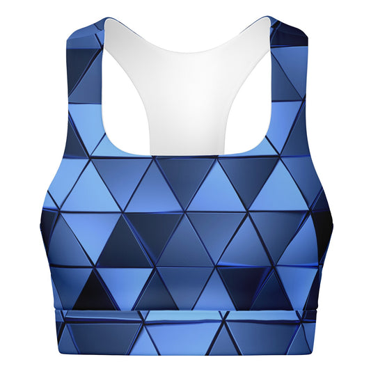 Blue Diamond Padded Sports Bra