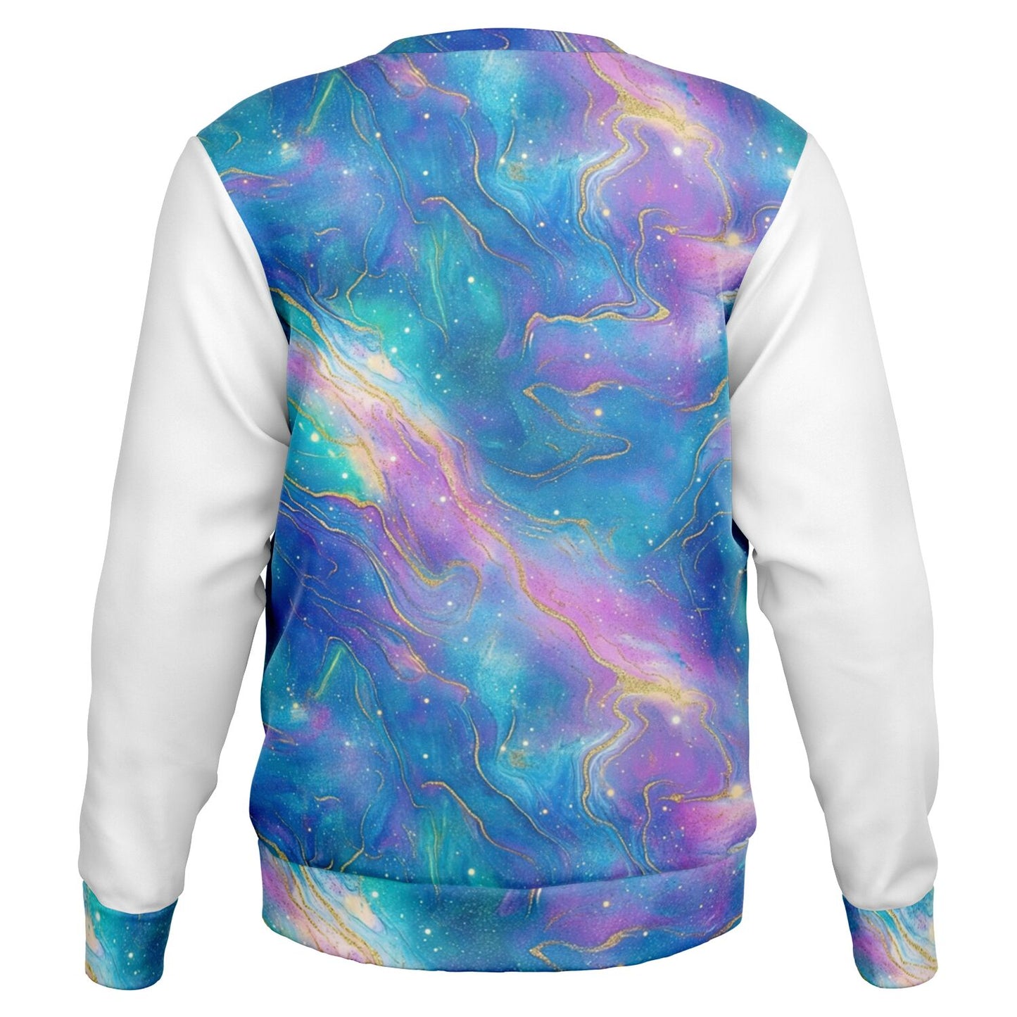 Nebula Crew  Sweatshirt -  Blue pink